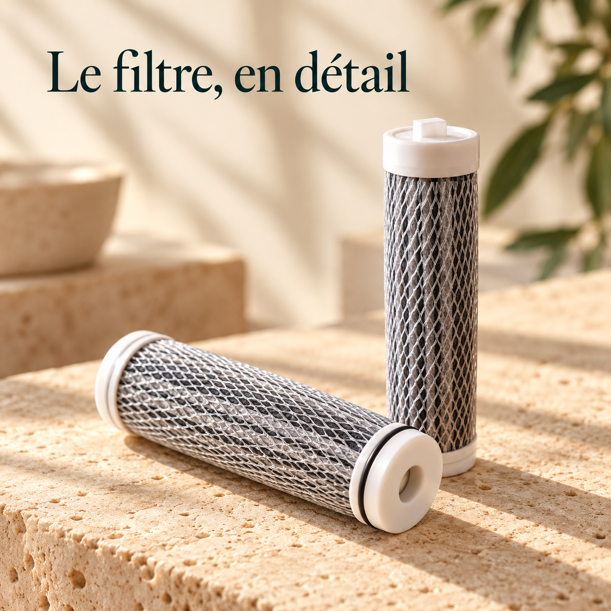 Lot de 2 filtres de remplacement pour gourde filtrante