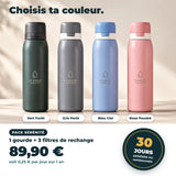 Choisis ta couleur : Pack Sérénité en Vert Forêt, Gris Perle, Bleu Ciel ou Rose Poudré
